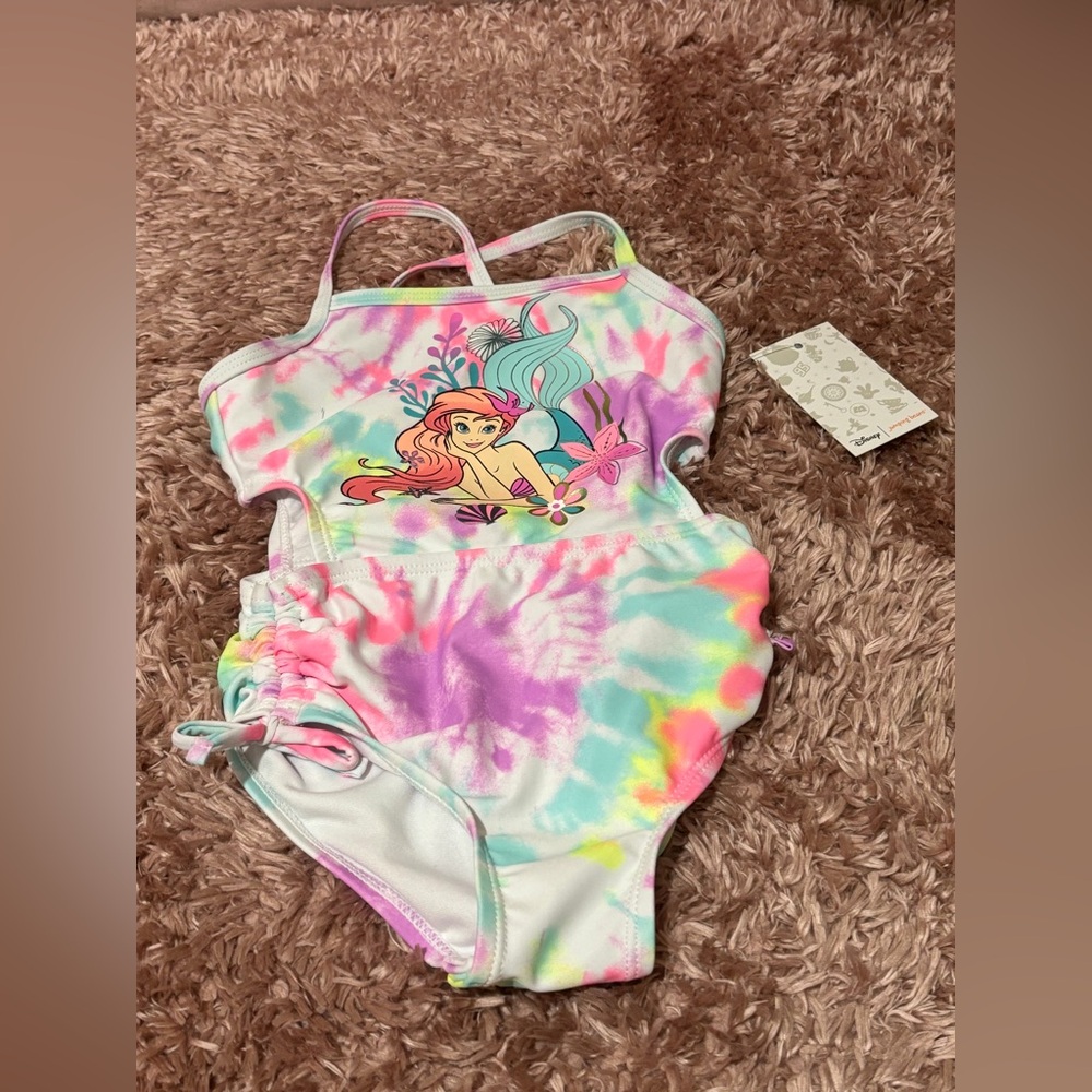 Little Mermaid Colorful Bathing Swimsuit size 2T